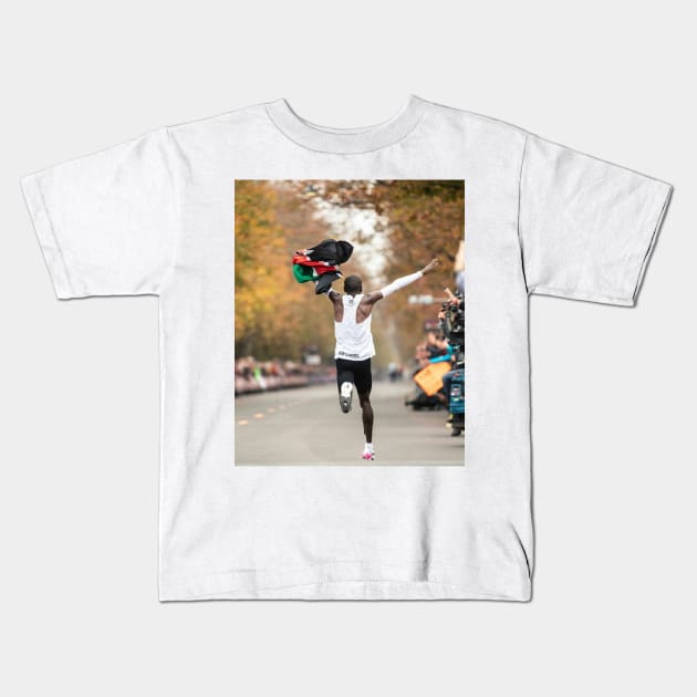 Eliud Kipchoge 2 Kids T-Shirt by BreanRothrock